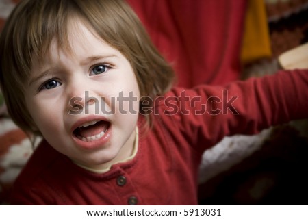 girl crying. photo : Little girl crying