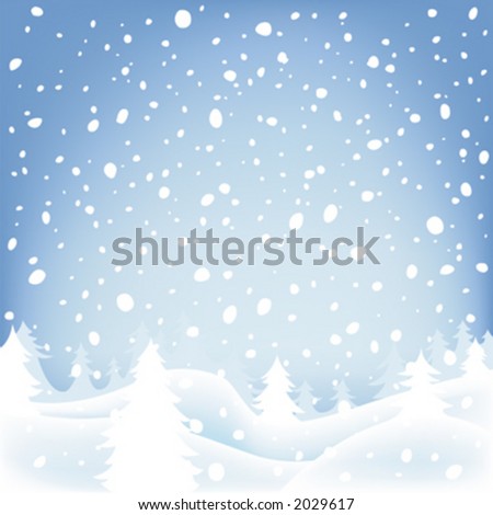 Images Of Snow Falling. stock vector : snow falling