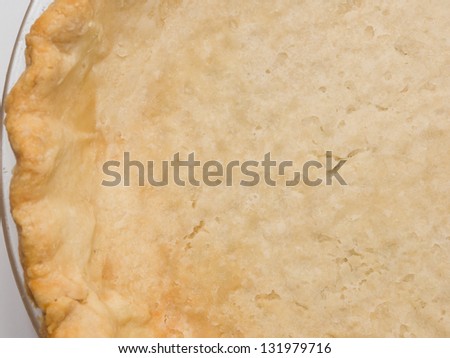 Fresh pie shell