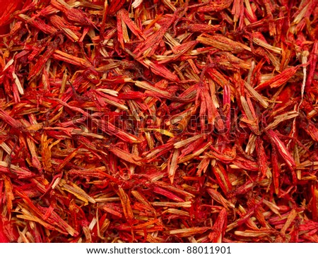 Red saffron spice