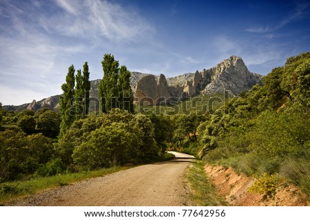 Road to mountains