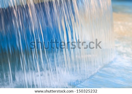 Abstract waterfall background. You can see the footage too!