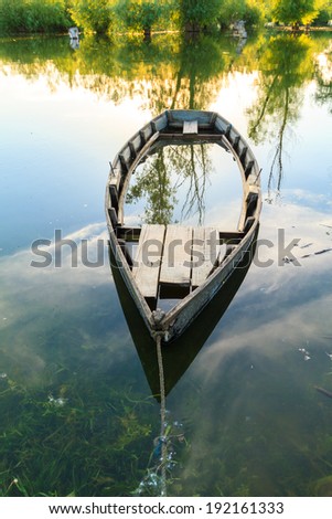 Fishing boat sinking