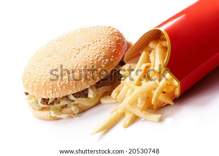 Burger And Chips