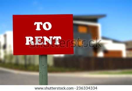 house for rent. realestate concept