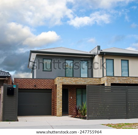 typical Australian house. Melbourne,Australia