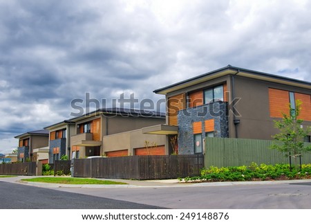 typical Australian houses. Melbourne,Australia