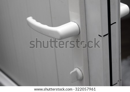 home door handle closeup