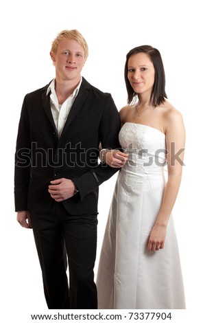 Couple Dressed Up