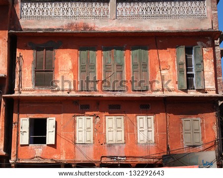 old red house in Jaipur,India