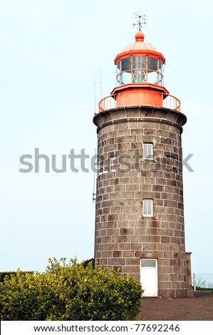 stone lighthouse in france