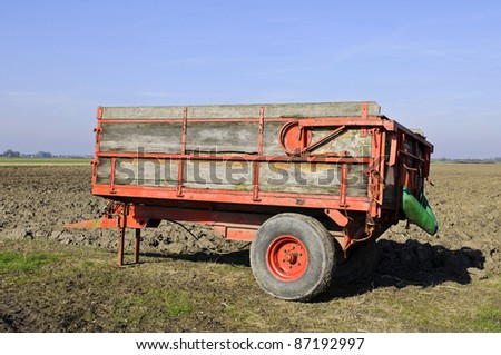 old farmers semi truck