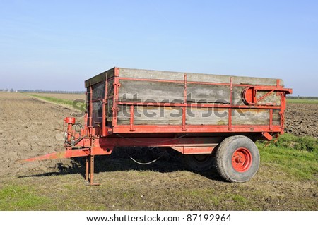old farmers semi truck