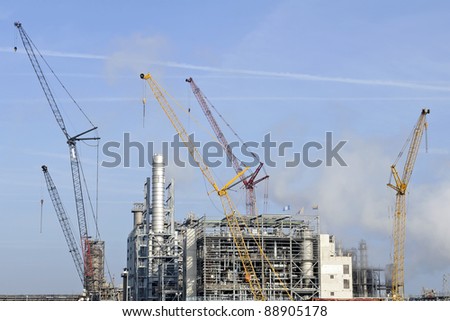 oil and chemical refinery