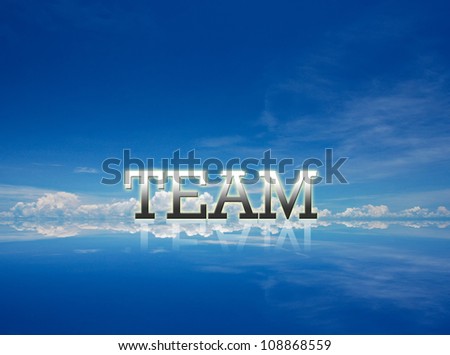 Attractive artwork of business wording  on nature abstract background.