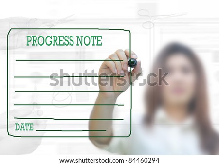 artwork for health business by asian woman with medical background.