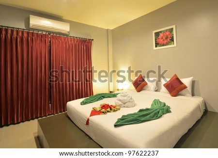 Luxury bedroom interior design for modern life style.