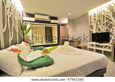Luxury Bedroom Design on Luxury Bedroom Interior Design For Modern Life Style  Stock Photo