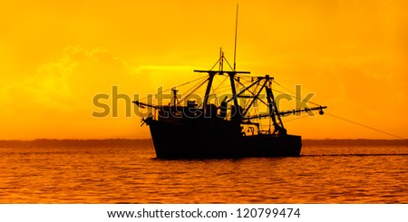 Fishing in the Caribbean - Fishing boat - trawler in Trinidad and Tobago