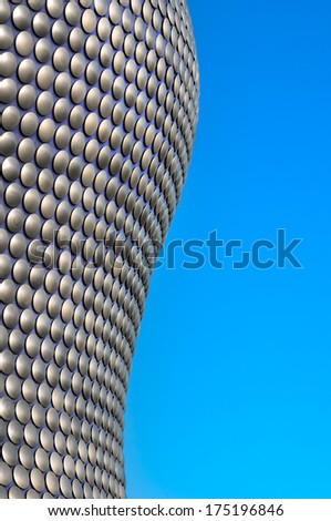 BIRMINGHAM, UK - NOVEMBER 30 : Bullring building detail November 30, 2011 in Birmingham, UK. The building was opened in 2003 and is among most recognized contemporary buildings in the UK and Europe.