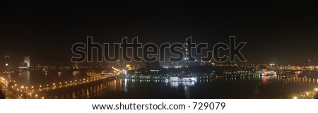 Cairo Nile at night