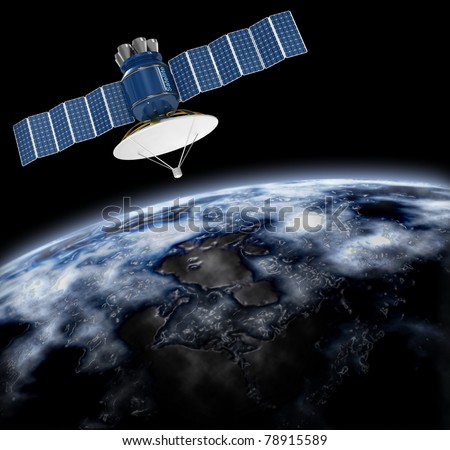 artificial satellite images