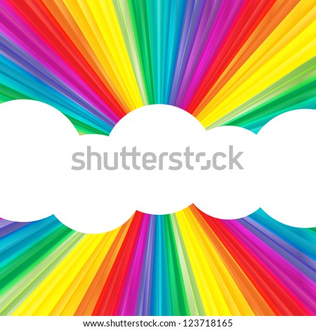 Color Burst Vector Background - 123718165 : Shutterstock