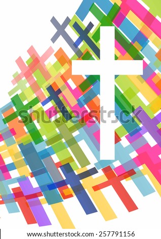 Christianity religion cross concept abstract background