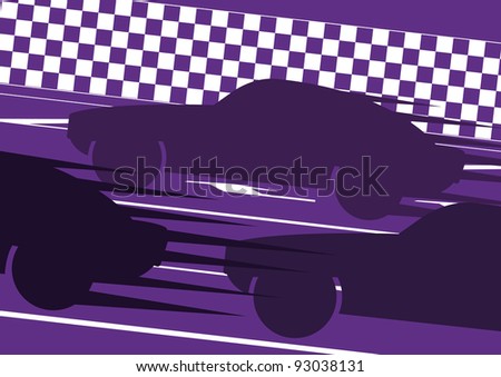 Racing Car Silhouette