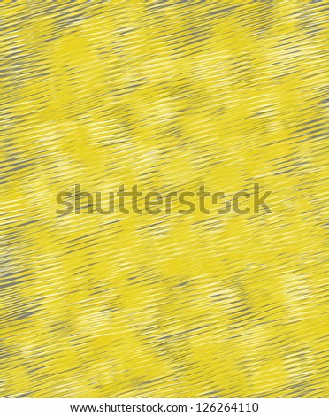 Antiqued solid colored yellow background has been rubbed and scratched to reveal the distressed white beneath the color.