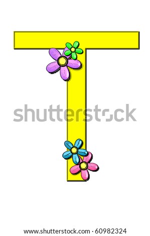 letter t flower