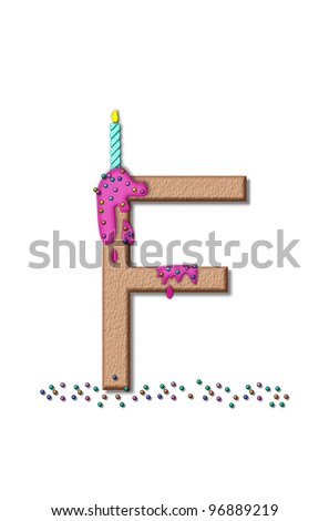 Cake Letter F