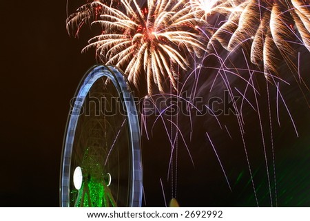 Fireworks at the Eye, Malaysia
