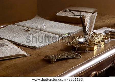 old-fashioned private office