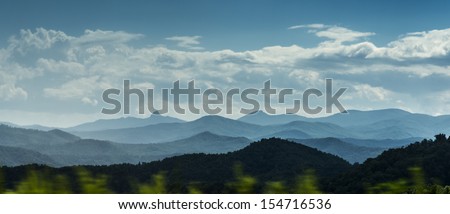 Blue Ridge Mountains scenic panorama