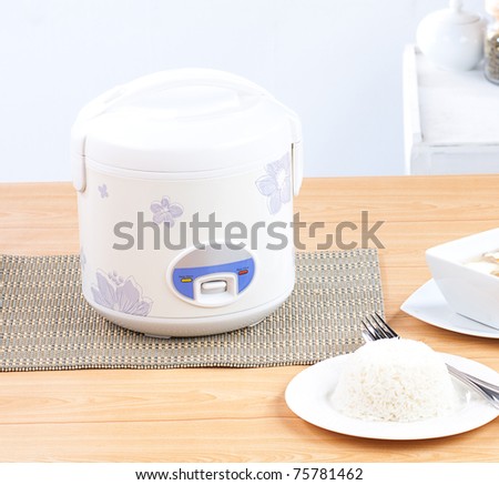 Rice cooking and electric casserole pot very importance kitchenware