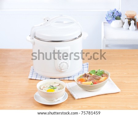 Rice cooking and electric casserole pot very importance kitchenware