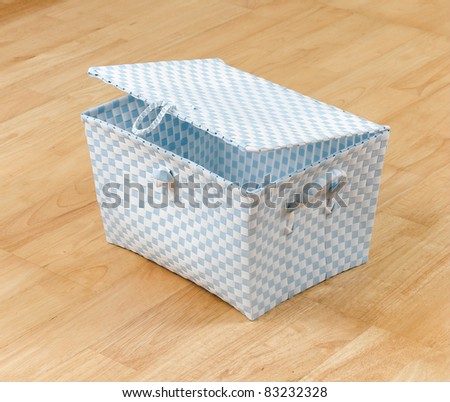 basket lid plastic handle storage weaved laundry stuff shutterstock