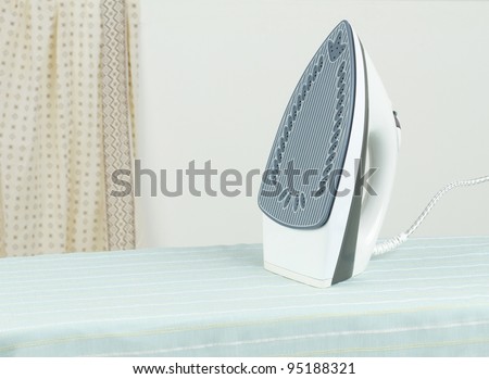 Modern steam iron the new technology for ironing