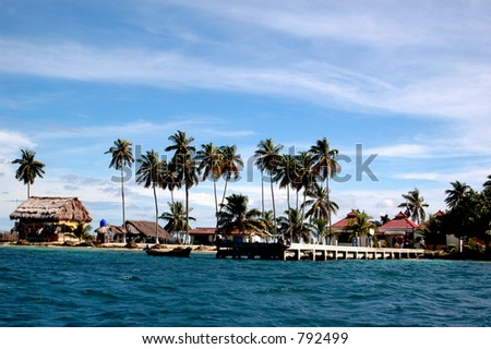 island paradise San Blas Island of Kuna indians Panama