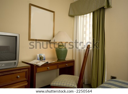 hotel suite office with desk and tv Guatemala City, central america