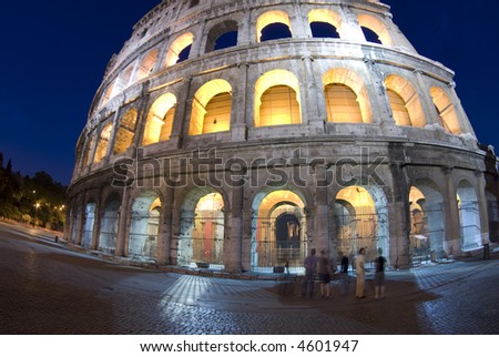 Rome Night Time