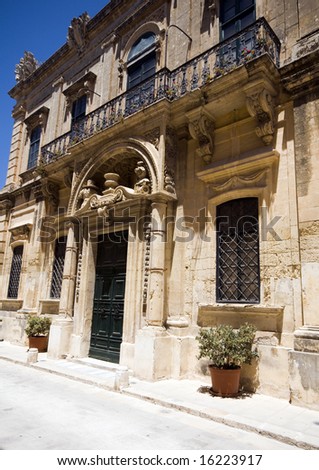 bank guiratale home of the national portrait archive mdina malta europe historic building