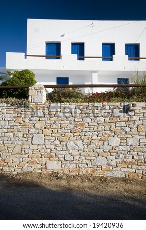 greek island cyclades architecture guest house motel greece