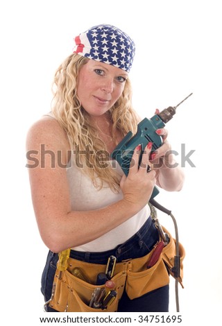 audrey bitoni nude facial hot girl in tool belt poster