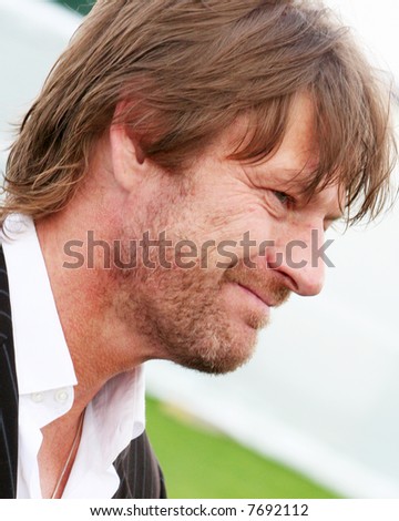 Sean Bean at the Cartier International Polo Day at the Guards Polo Club in Windsor- 29 July 2007