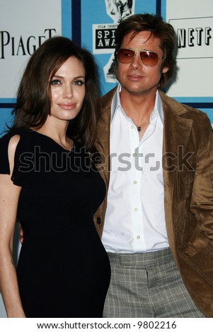 stock photo : Angelina Jolie and Brad Pitt at the 2008 Film Independent ... stock photo : Angelina Jolie and Brad Pitt at the 2008 Film Independent ...