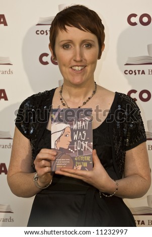 LONDON - JANUARY 22: Catherine O\'Flynn arrives at the 2007 Costa Book Awards at the The Intercontinental Hotel on January 22, 2008 in London, England.