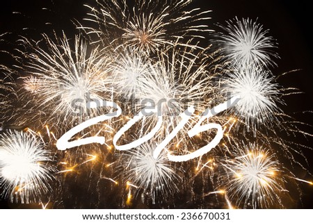 Happy New Year 2015 - fireworks