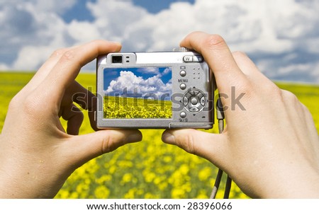 Photographing summer landscape with point and shoot digital camera